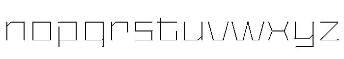 Staten ExpandedThin Instance Font LOWERCASE
