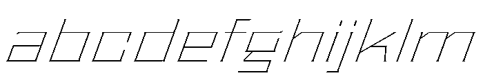 Staten ExpandedThinOblique Instance FONT