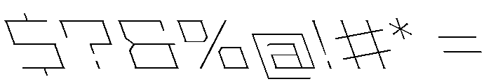 Staten ExpandedThinReverse Instance Font OTHER CHARS