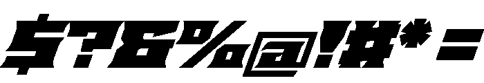 Staten ExpandedUltraOblique Instance Font OTHER CHARS