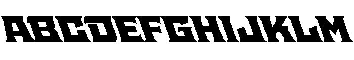 Staten ExtendedBlackReverse Instance Font UPPERCASE
