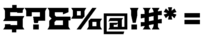 Staten ExtendedBold Instance Font OTHER CHARS