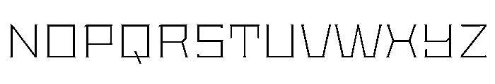 Staten ExtendedExtraLight Instance Font UPPERCASE