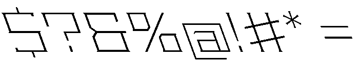 Staten ExtendedExtraLightReverse Instance Font OTHER CHARS