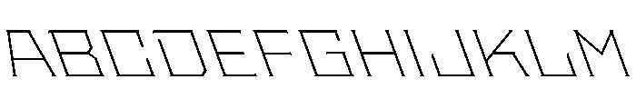 Staten ExtendedExtraLightReverse Instance Font UPPERCASE