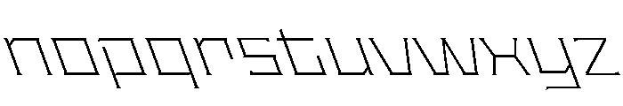 Staten ExtendedExtraLightReverse Instance Font LOWERCASE