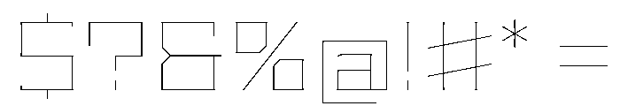 Staten ExtendedHairline Instance Font OTHER CHARS
