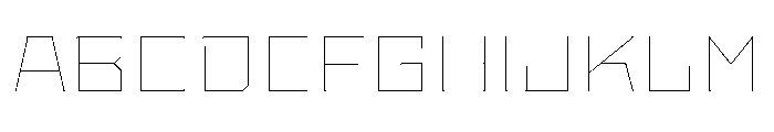Staten ExtendedHairline Instance Font UPPERCASE