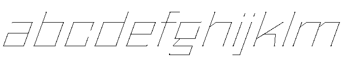 Staten ExtendedHairlineOblique Instance FONT