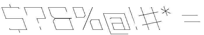 Staten ExtendedHairlineReverse Instance Font OTHER CHARS