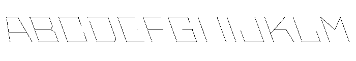 Staten ExtendedHairlineReverse Instance Font UPPERCASE