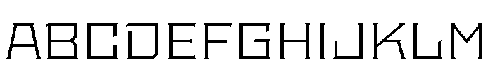 Staten ExtendedLight Instance Font UPPERCASE