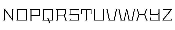 Staten ExtendedLight Instance Font UPPERCASE