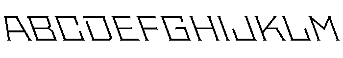 Staten ExtendedLightReverse Instance Font UPPERCASE