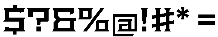 Staten ExtendedSemibold Instance Font OTHER CHARS