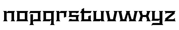Staten ExtendedSemibold Instance Font LOWERCASE