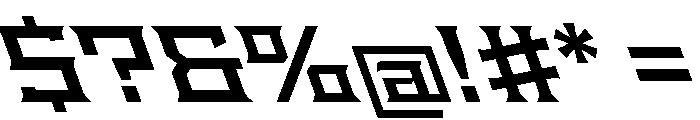 Staten ExtendedSemiboldReverse Instance Font OTHER CHARS