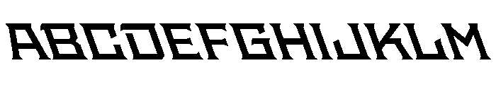 Staten ExtendedSemiboldReverse Instance Font UPPERCASE
