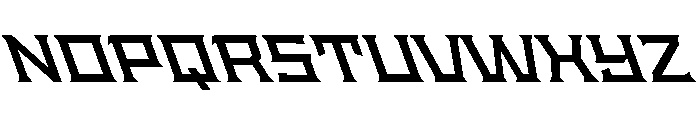 Staten ExtendedSemiboldReverse Instance Font UPPERCASE