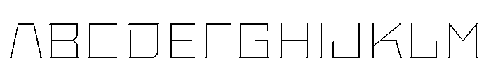 Staten ExtendedThin Instance Font UPPERCASE