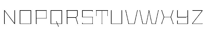 Staten ExtendedThin Instance Font UPPERCASE