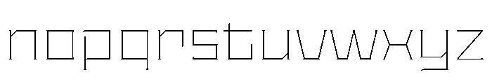Staten ExtendedThin Instance Font LOWERCASE