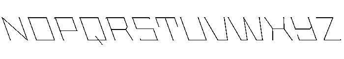 Staten ExtendedThinReverse Instance Font UPPERCASE
