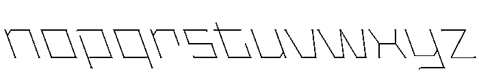 Staten ExtendedThinReverse Instance Font LOWERCASE