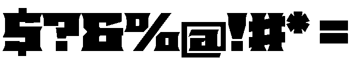 Staten ExtendedUltra Instance Font OTHER CHARS