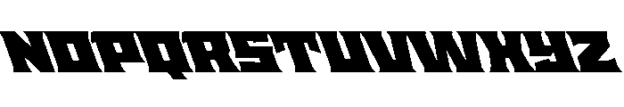 Staten ExtendedUltraReverse Instance Font UPPERCASE