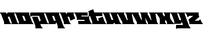 Staten ExtendedUltraReverse Instance Font LOWERCASE