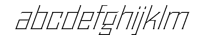 Staten ExtraLightOblique Instance FONT