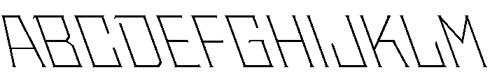Staten ExtraLightReverse Instance Font UPPERCASE