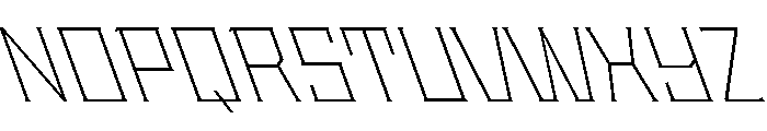 Staten ExtraLightReverse Instance Font UPPERCASE