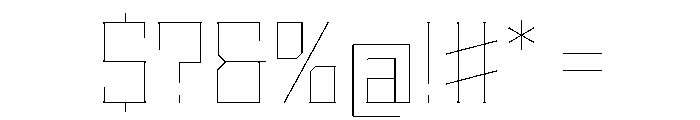 Staten Hairline Instance Font OTHER CHARS