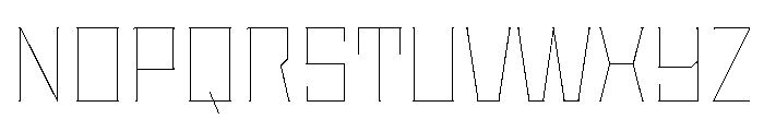 Staten Hairline Instance Font UPPERCASE