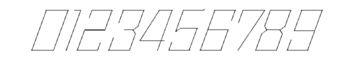 Staten HairlineOblique Instance Font OTHER CHARS