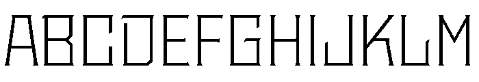 Staten Light Instance Font UPPERCASE