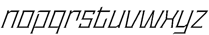 Staten LightOblique Instance Font LOWERCASE
