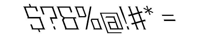 Staten LightReverse Instance Font OTHER CHARS