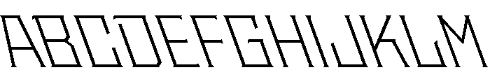 Staten LightReverse Instance Font UPPERCASE