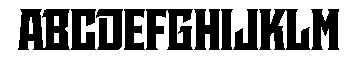 Staten NarrowBlack Instance Font UPPERCASE