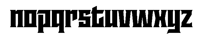 Staten NarrowBlack Instance Font LOWERCASE