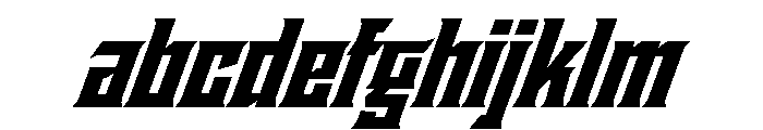 Staten NarrowBlackOblique Instance FONT