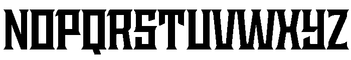 Staten NarrowBold Instance Font UPPERCASE