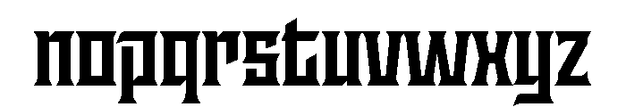 Staten NarrowBold Instance Font LOWERCASE