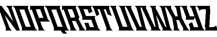 Staten NarrowBoldReverse Instance Font UPPERCASE