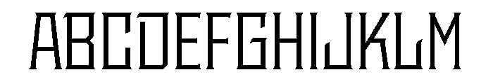 Staten NarrowBook Instance Font UPPERCASE