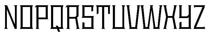 Staten NarrowBook Instance Font UPPERCASE