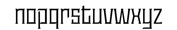 Staten NarrowBook Instance Font LOWERCASE